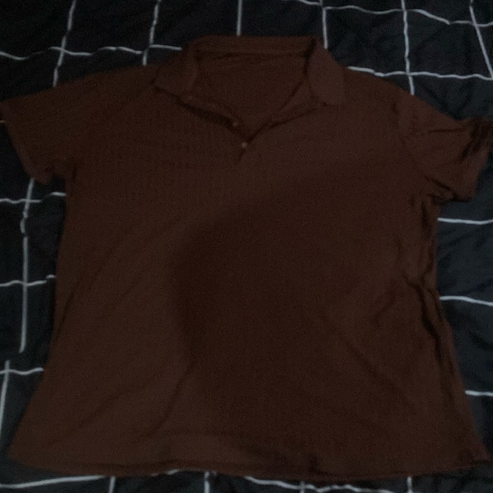 Brown polo shirt mens